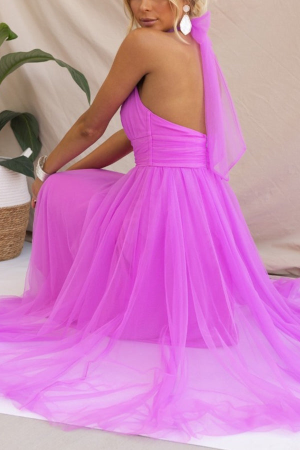 Fluid Maxi Dress with a Classic, Graceful Design