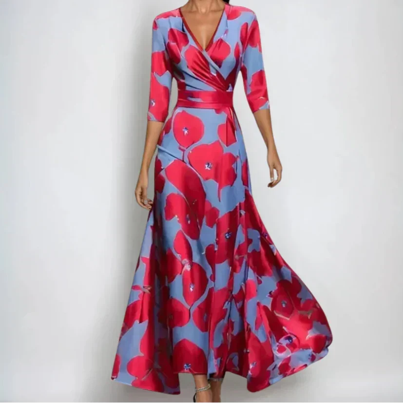 Women's A-Line Dress for Summer and Festive Occasions
