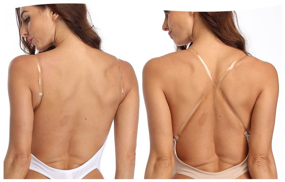 Seamless Plunge Body Shaper with Deep-V Backless Design