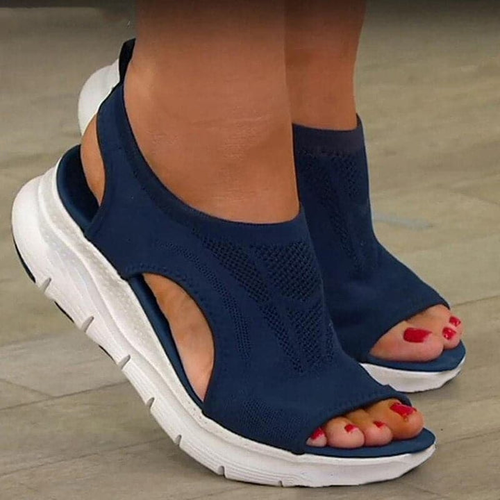 Women's Cushioned Open-Toe Sandals for Spring