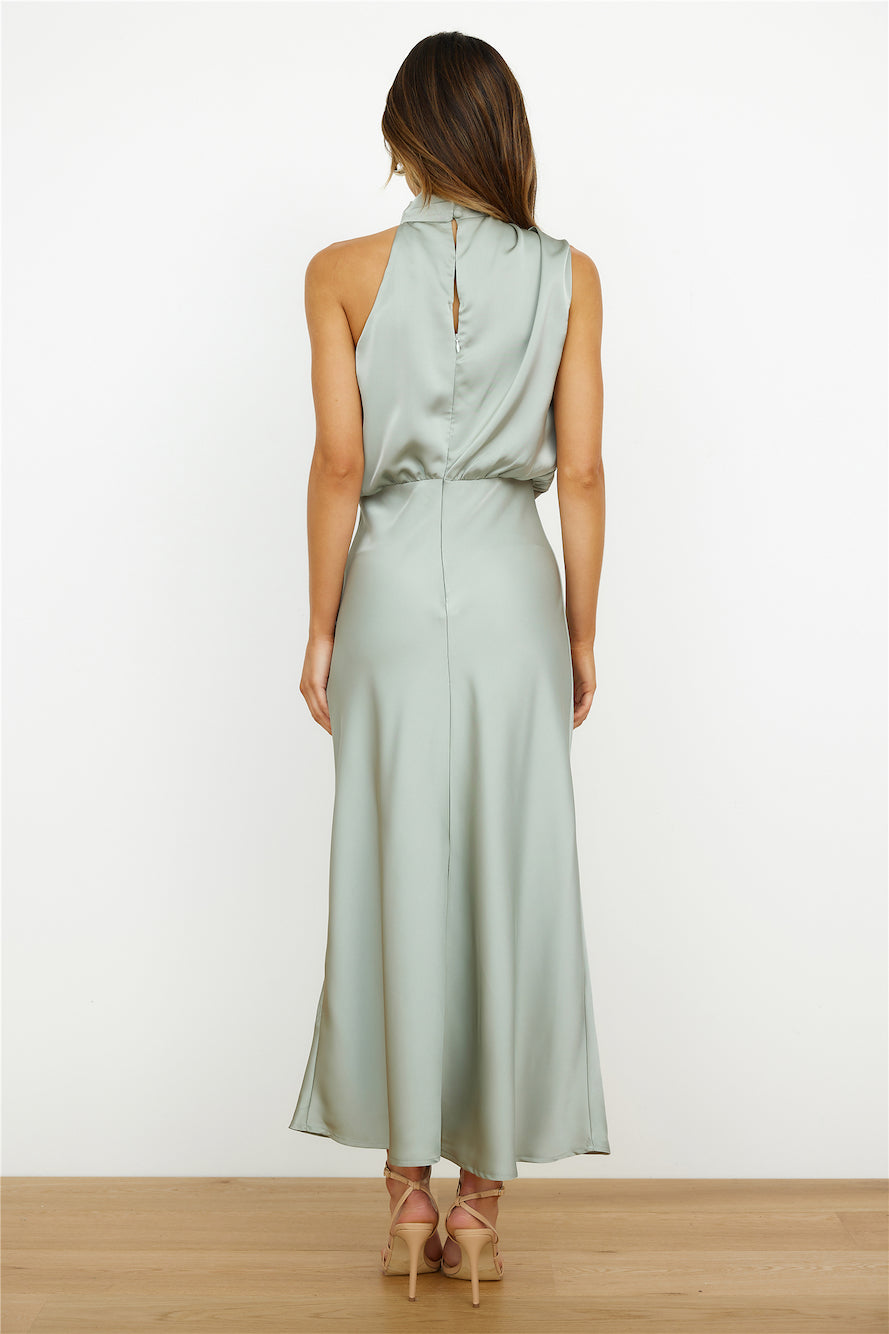 Short-Sleeve A-Line Midi Dress with Square Neckline