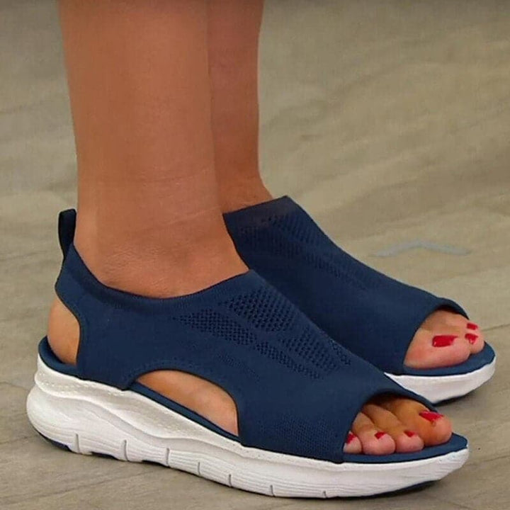 Women's Cushioned Open-Toe Sandals for Spring
