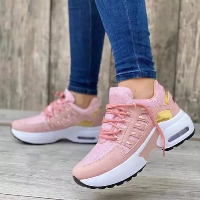 Casual Everyday Walking Shoes with Cushioned Footbed Support
