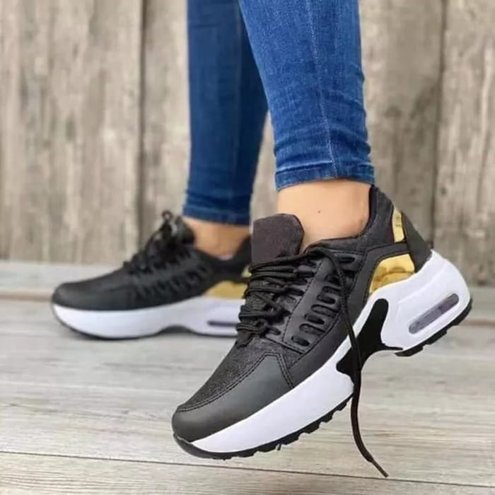 Casual Everyday Walking Shoes with Cushioned Footbed Support