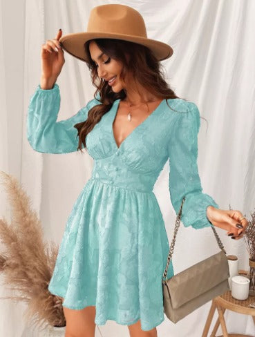 Relaxed-Fit Satin Midi Dress with Short Sleeves