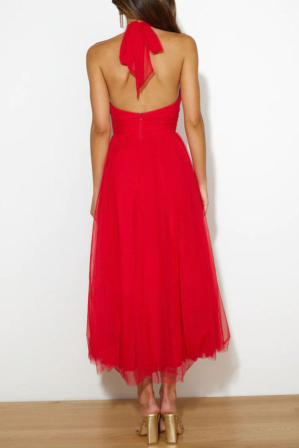 Fluid Maxi Dress with a Classic, Graceful Design