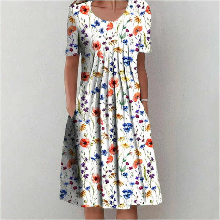 Women's Cotton Summer Dress with a Breathable Timeless Fit