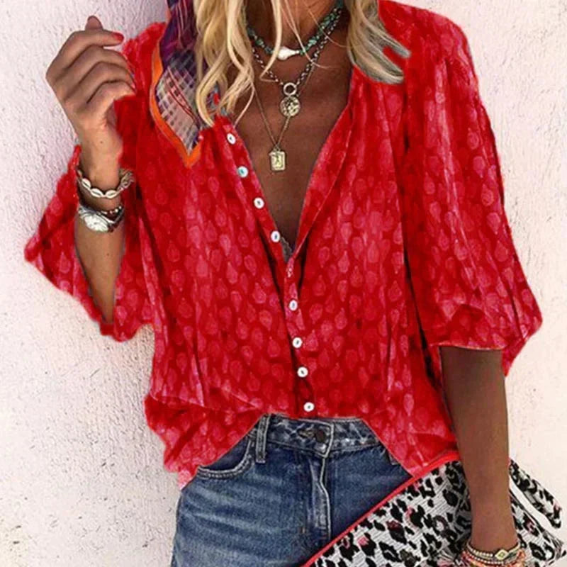 Women's Lightweight Summer Blouse, Airy Style