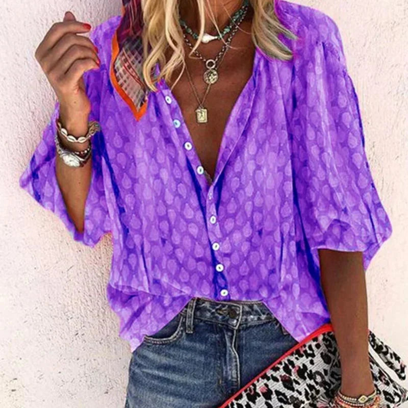 Women's Lightweight Summer Blouse, Airy Style