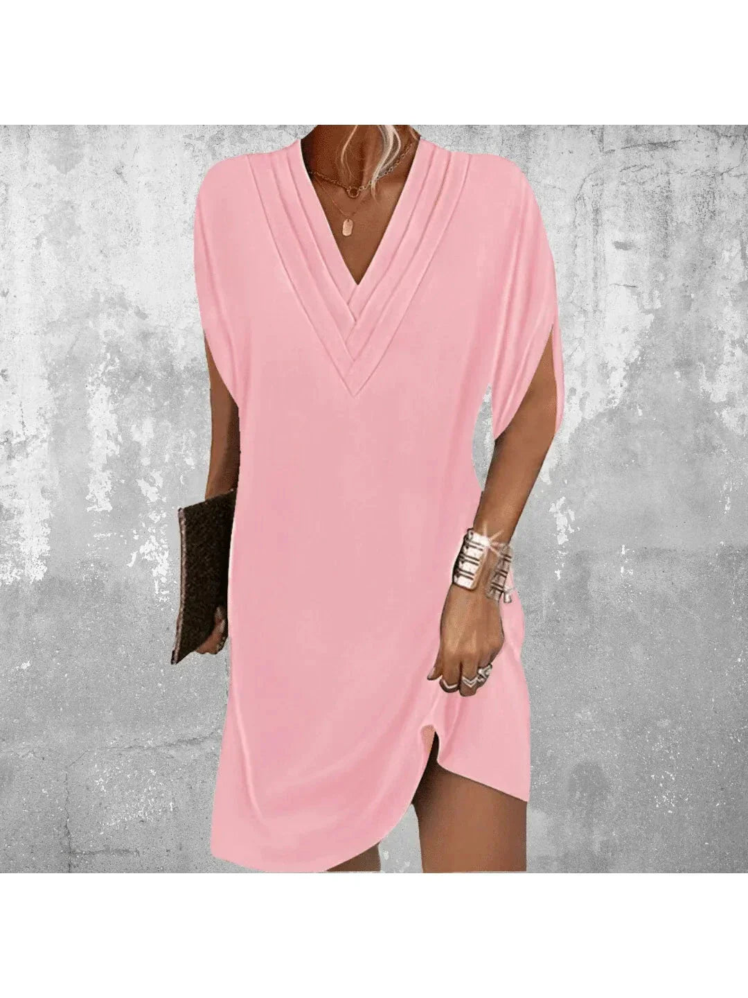 Women's Tummy Control Midi Dress with Smoothing Fit