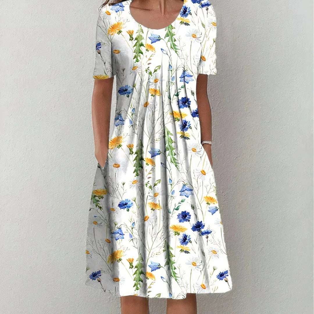 Women's Cotton Summer Dress with a Breathable Timeless Fit