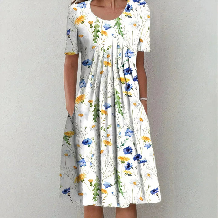 Women's Cotton Summer Dress with a Breathable Timeless Fit
