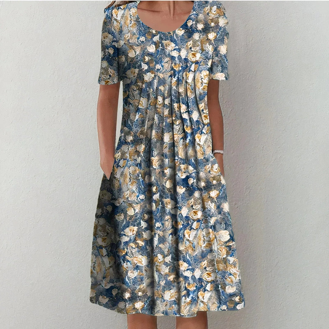 Women's Cotton Summer Dress with a Breathable Timeless Fit