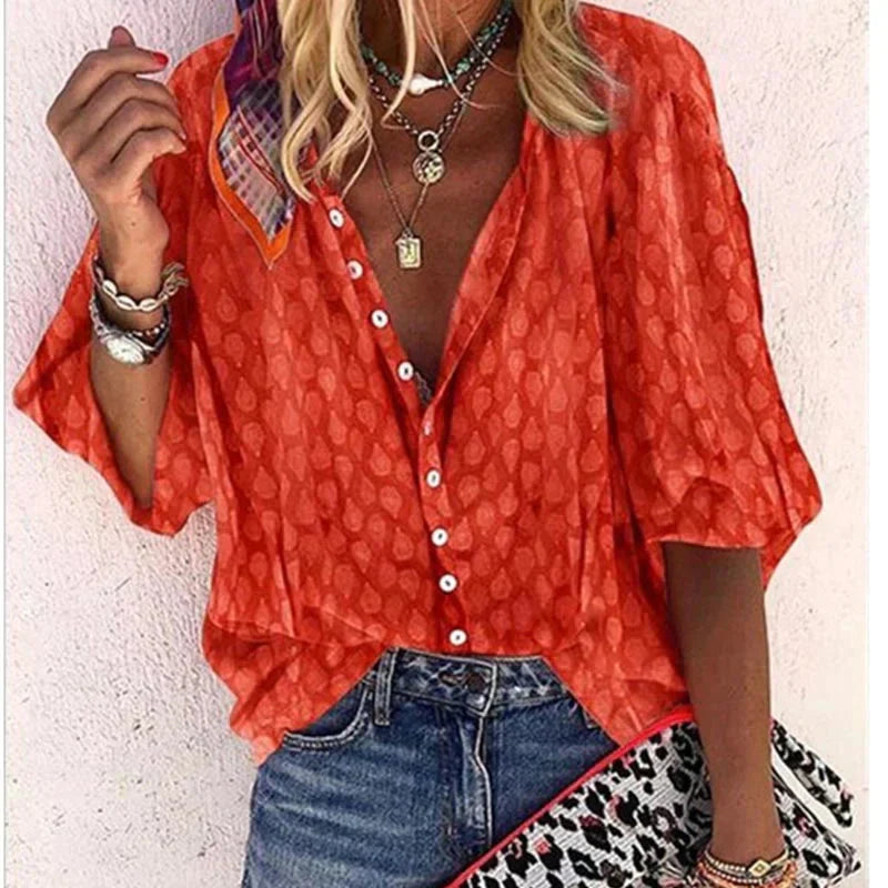 Women's Lightweight Summer Blouse, Airy Style
