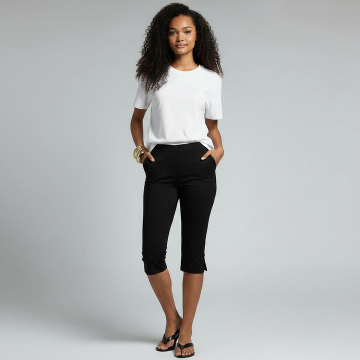 Women's Cropped 3/4-Length Trousers for Everyday Comfort and Style