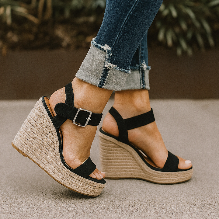 Women's Spring Wedge Sandals with Open Toe