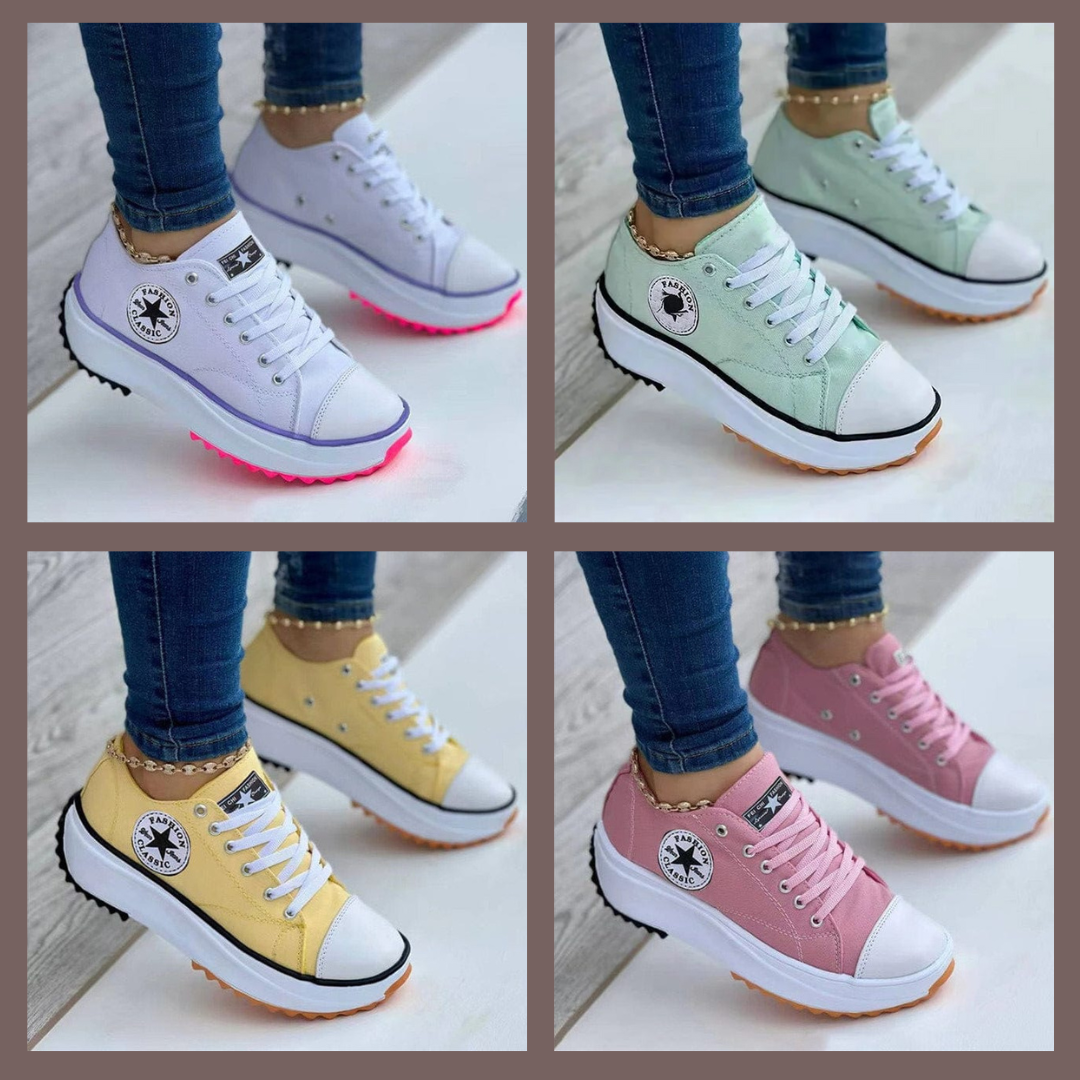 Women's Sports Shoes with Contoured Insole