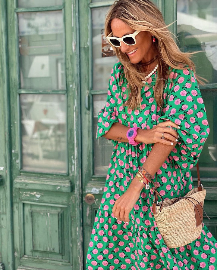 Charming Floral Dress for Spring