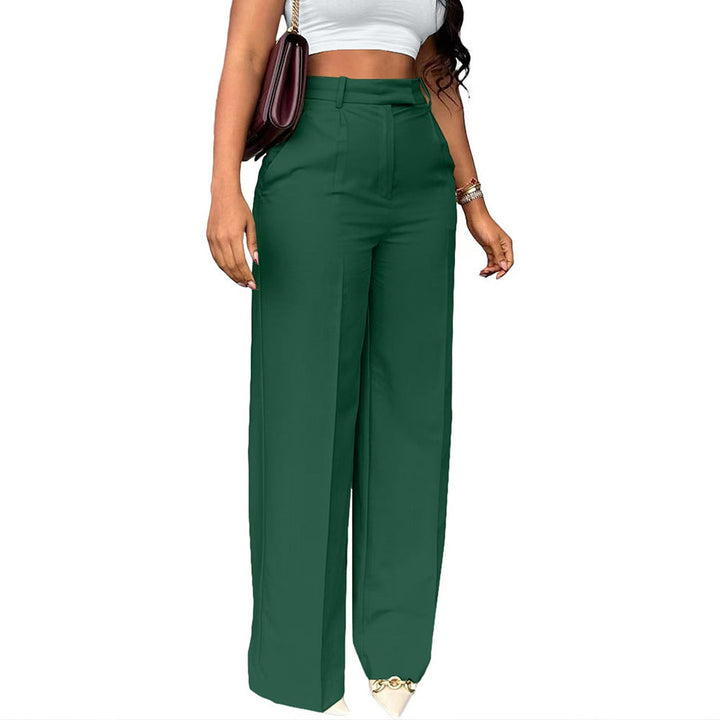 High-Rise Wide-Leg Trousers for Day and Evening Wear