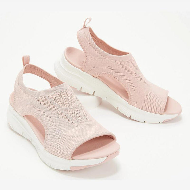 Women's Cushioned Open-Toe Sandals for Spring