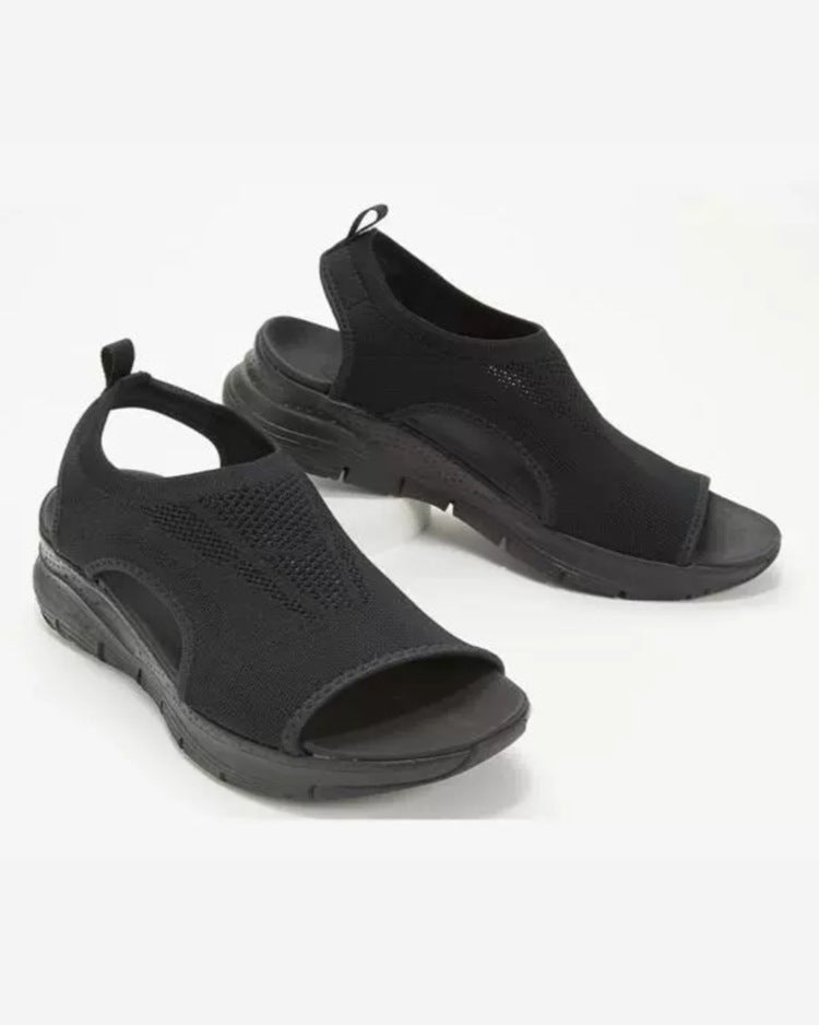 Women's Cushioned Open-Toe Sandals for Spring