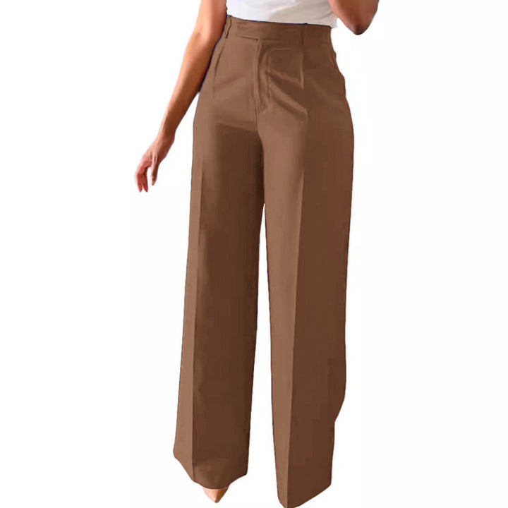 High-Rise Wide-Leg Trousers for Day and Evening Wear