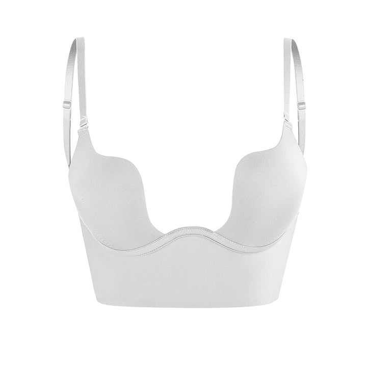 Backless Seamless Support Bra with Non-Wired Low-Back Lift