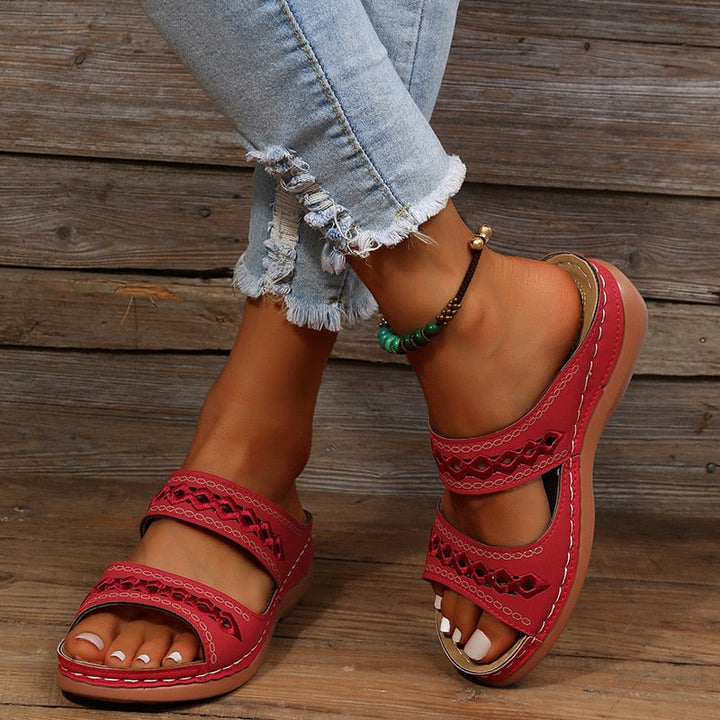 Summer Slide Sandals with Non-Slip Grip Sole