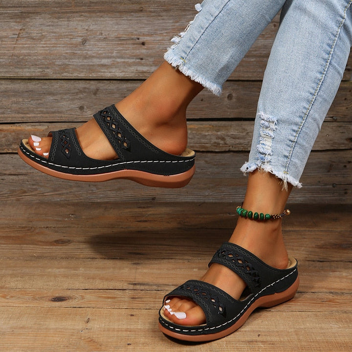 Summer Slide Sandals with Non-Slip Grip Sole