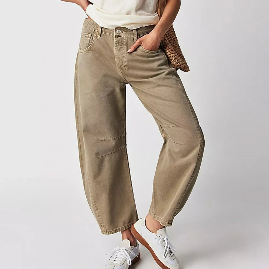 Women's High-Rise Wide-Leg Denim Jeans