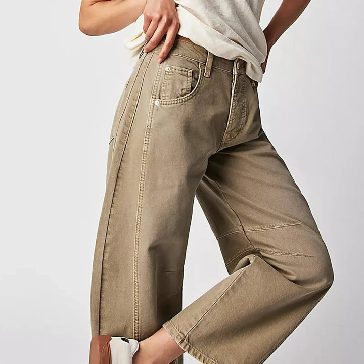 Women's High-Rise Wide-Leg Denim Jeans