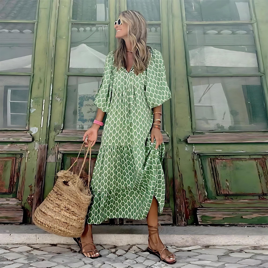 Charming Floral Dress for Spring