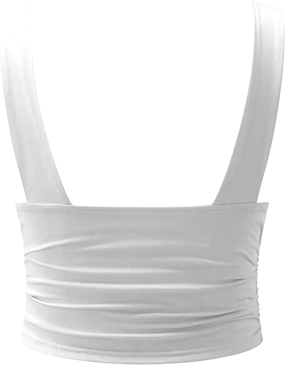 Women's Sleeveless Shell Top with V-Neckline