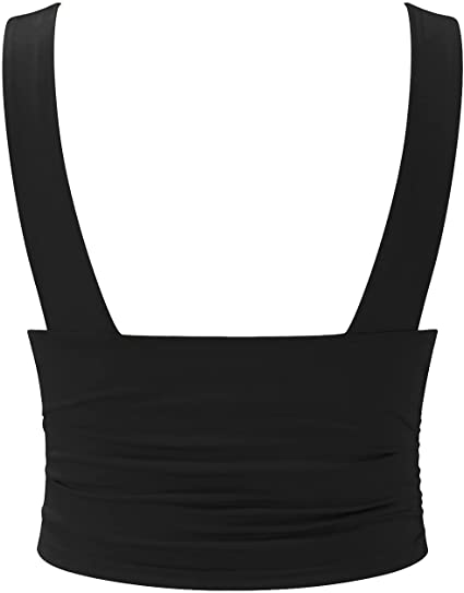 Women's Sleeveless Shell Top with V-Neckline