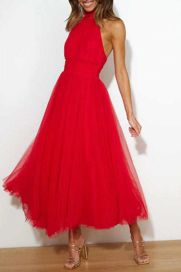 Fluid Maxi Dress with a Classic, Graceful Design