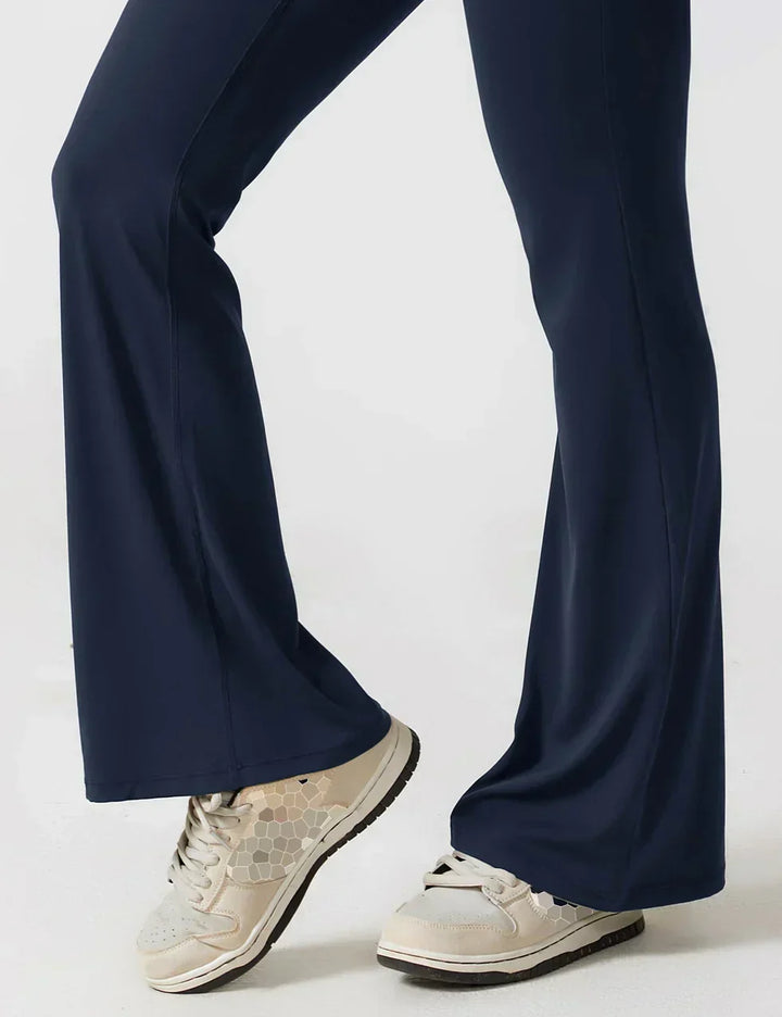 Women's Flare-Leg Jumpsuit with Sleeveless V-Back