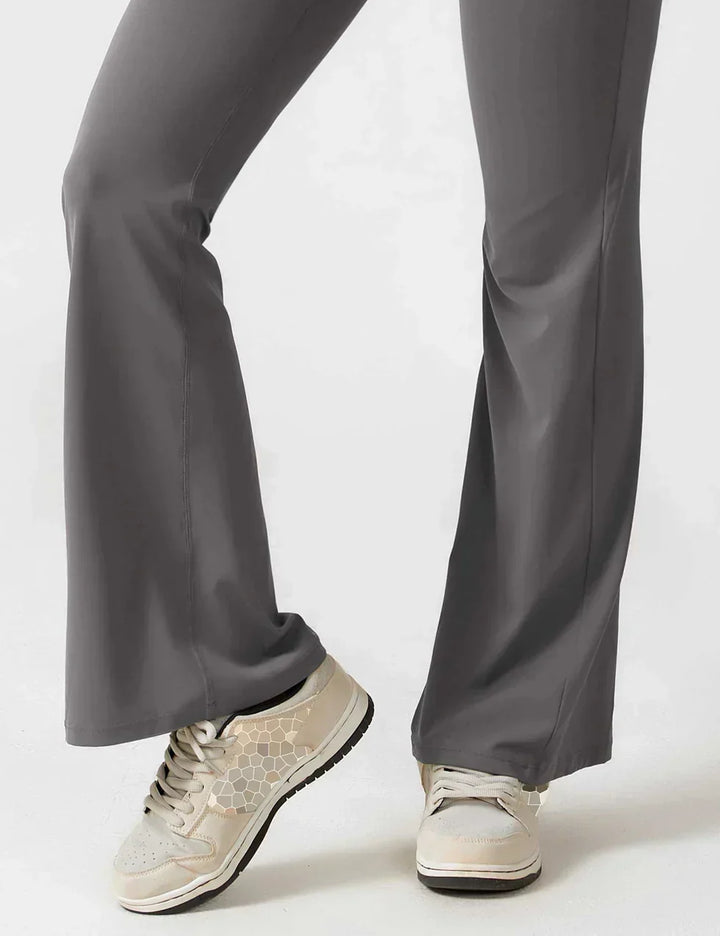 Women's Flare-Leg Jumpsuit with Sleeveless V-Back