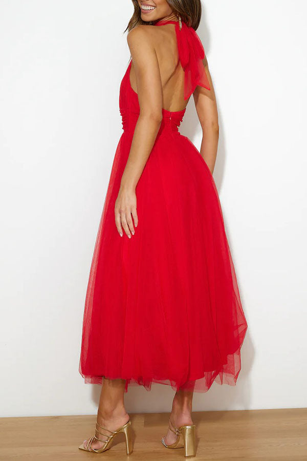 Fluid Maxi Dress with a Classic, Graceful Design