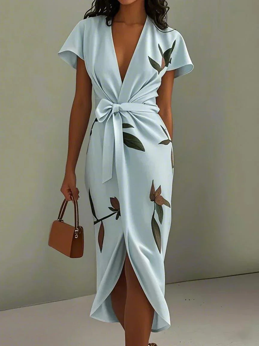 Women's Wrap Dress with Graceful Tailoring
