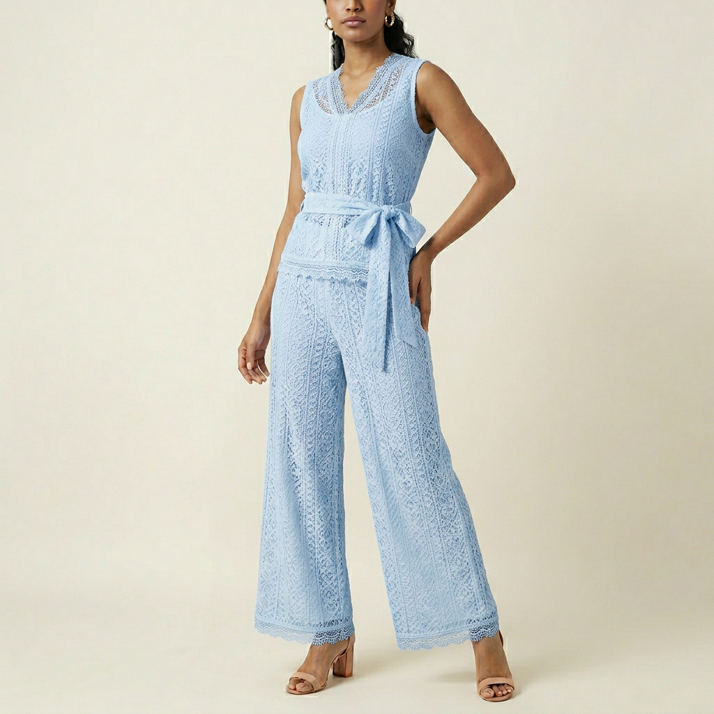 Women's Eyelet Cotton Mini Dress