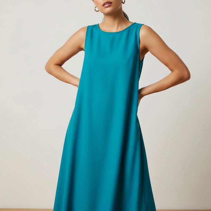 Women's Asymmetric Hem Maxi Dress