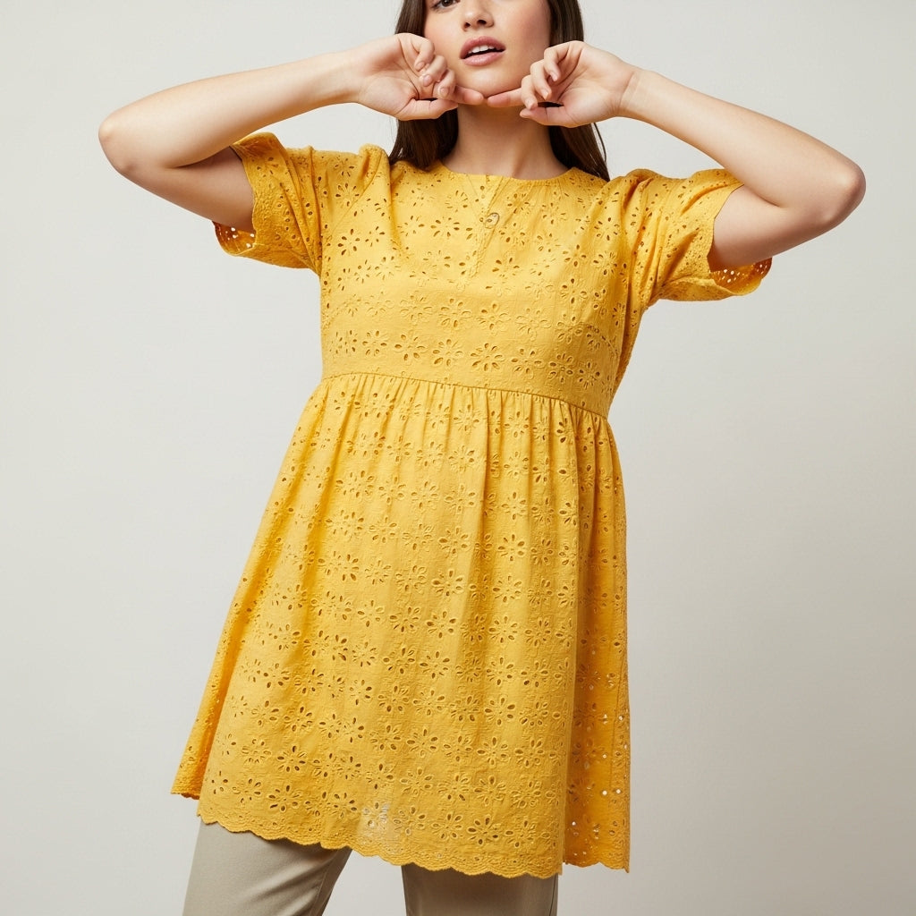 Women's Lace Trim Sundress