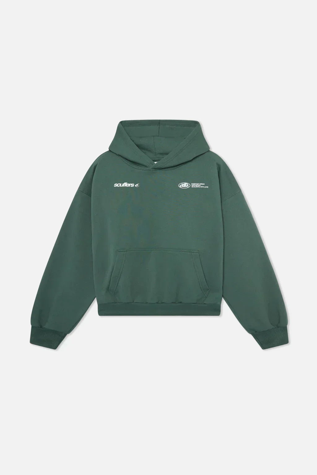 Relaxed "With Love" Print Hoodie for Casual Days