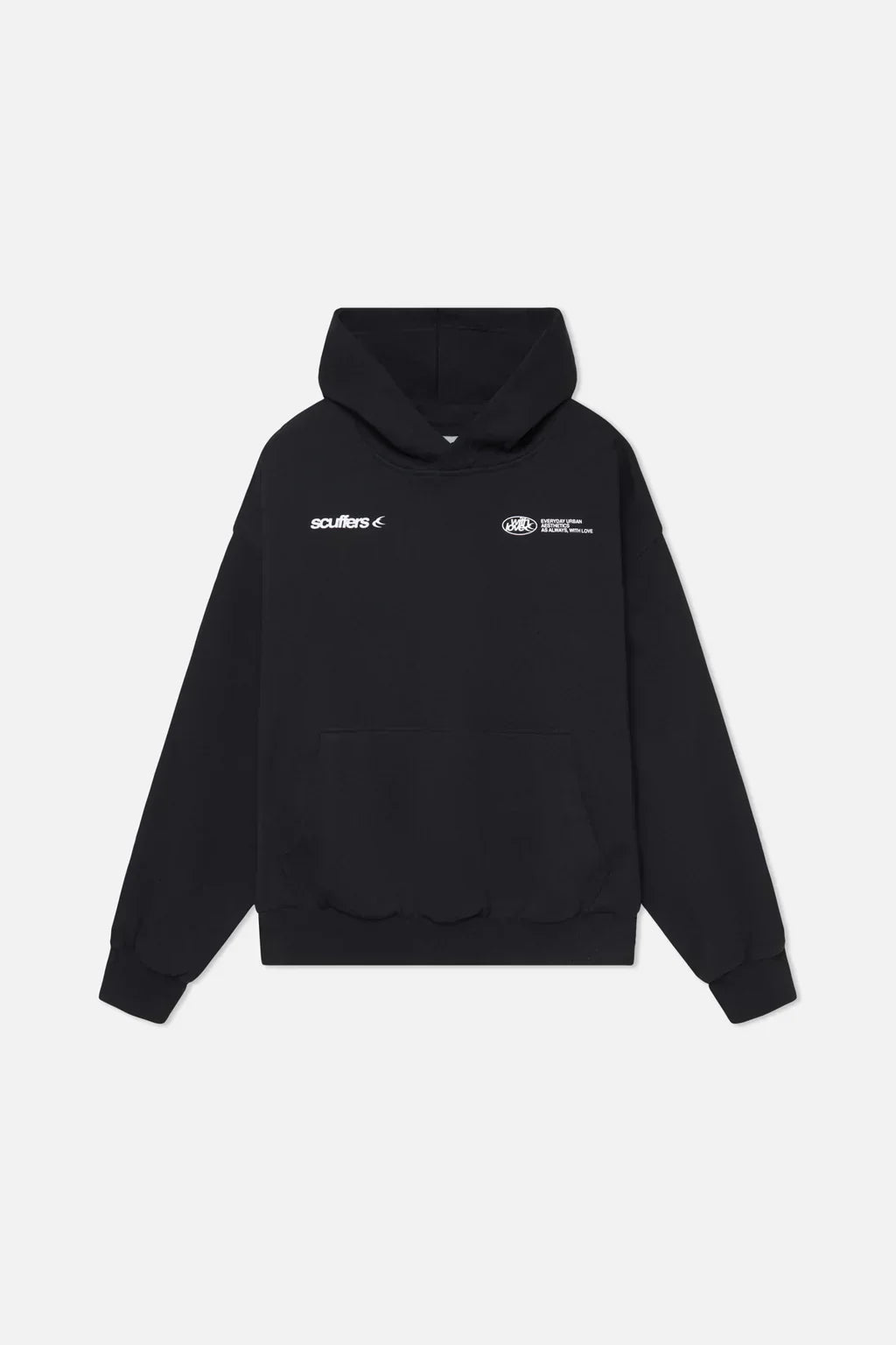 Relaxed "With Love" Print Hoodie for Casual Days