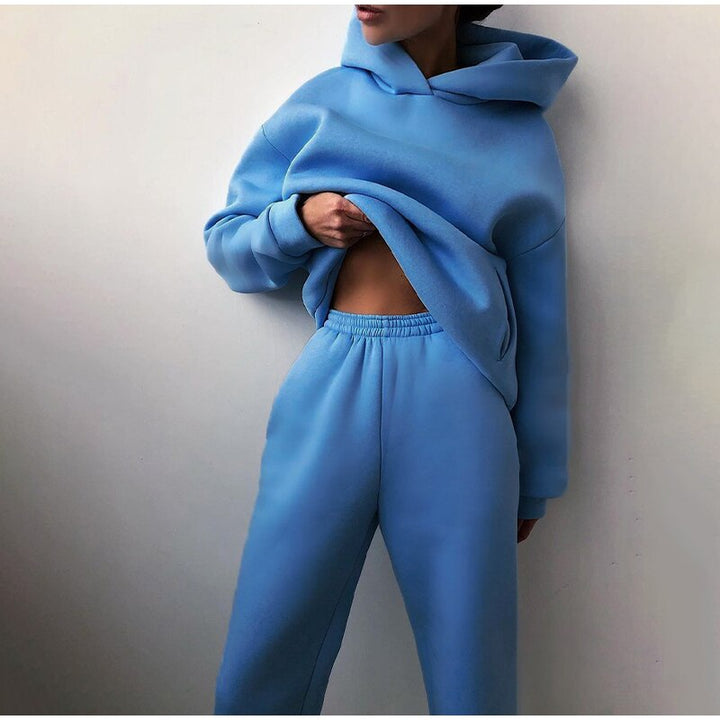 Women's Oversized Two-Piece Tracksuit Set
