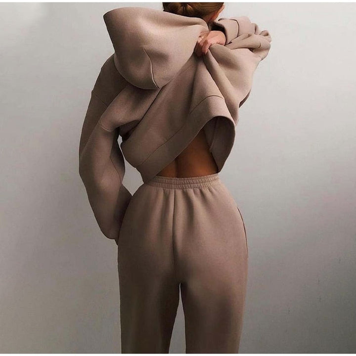 Women's Oversized Two-Piece Tracksuit Set