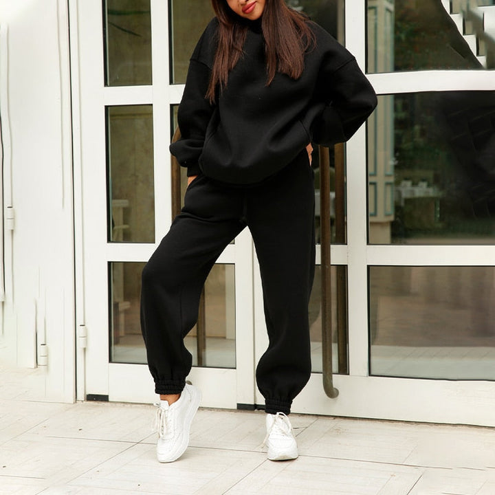 Women's Oversized Two-Piece Tracksuit Set