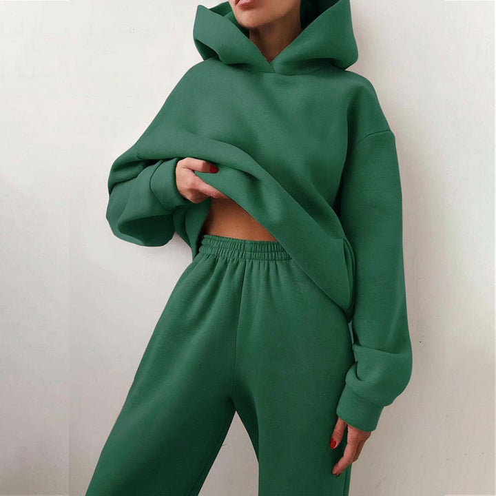 Women's Oversized Two-Piece Tracksuit Set