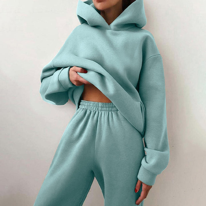Women's Oversized Two-Piece Tracksuit Set