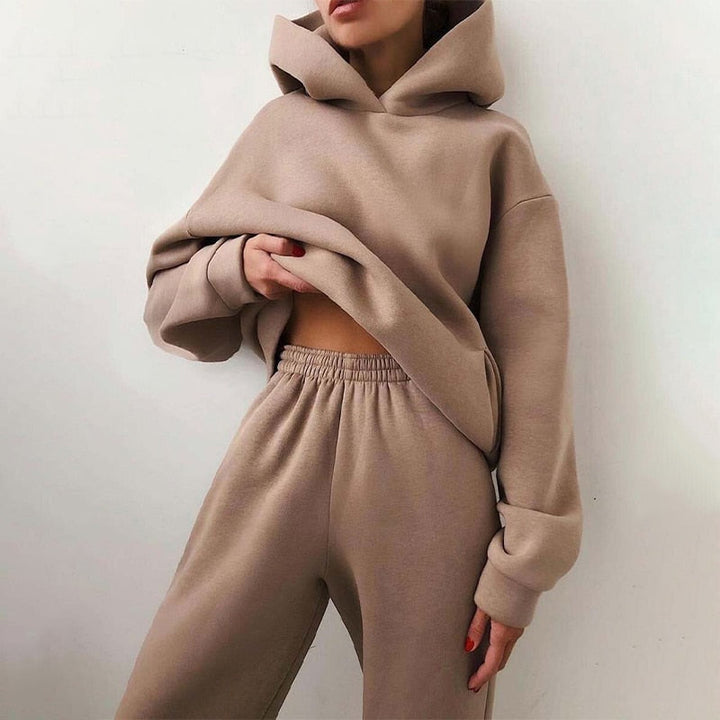 Women's Oversized Two-Piece Tracksuit Set